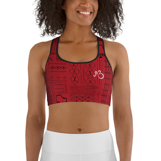 Tribal Print Sports bra