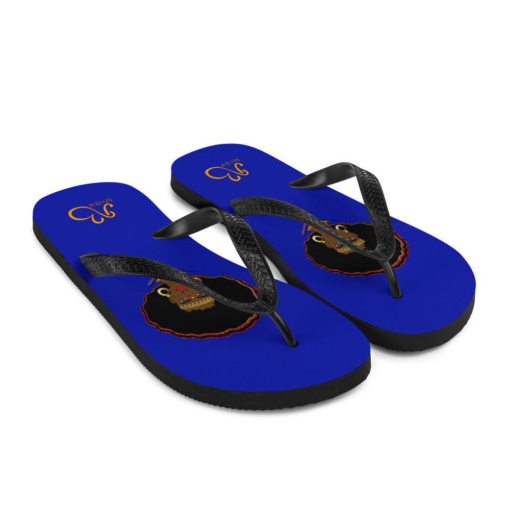 flyersetcinc Warrior Flip-Flops - Blue