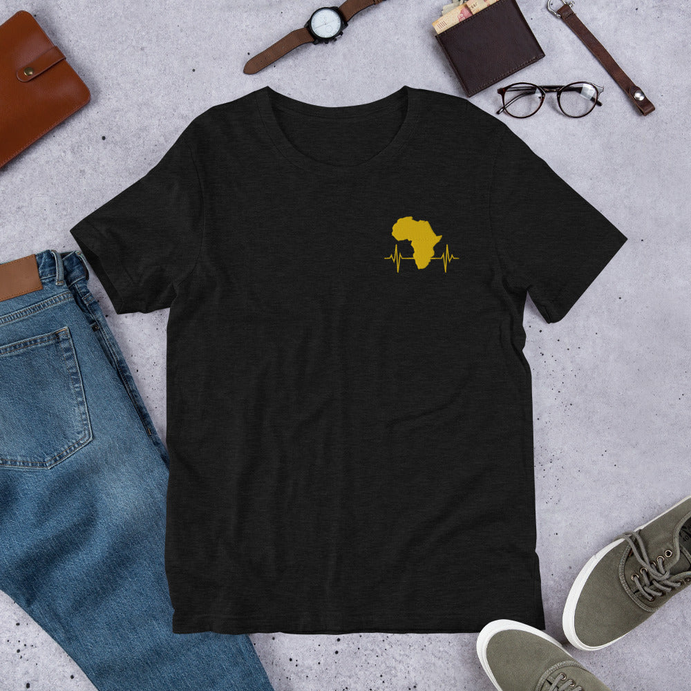 flyersetcinc Heartbeat of Africa Short-Sleeve Unisex T-Shirt