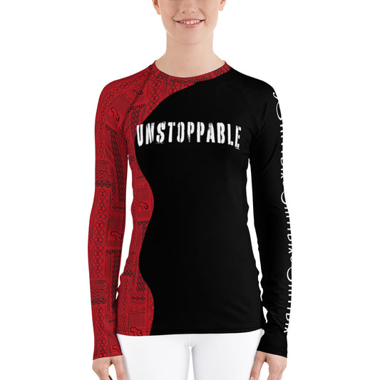 flyersetcinc Tribal Print Women's Rash Guard