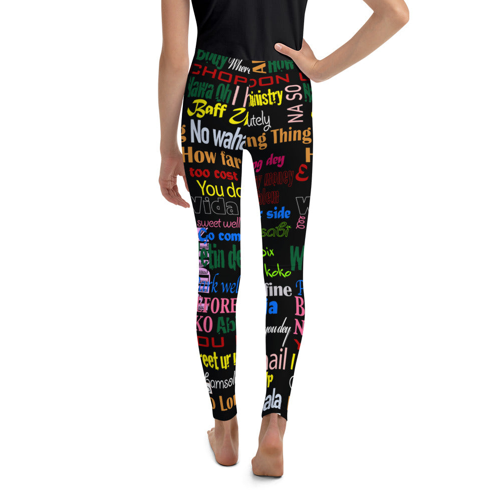 Pidgin Print Youth Leggings