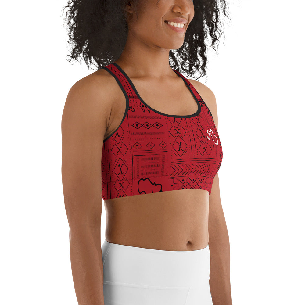 Tribal Print Sports bra