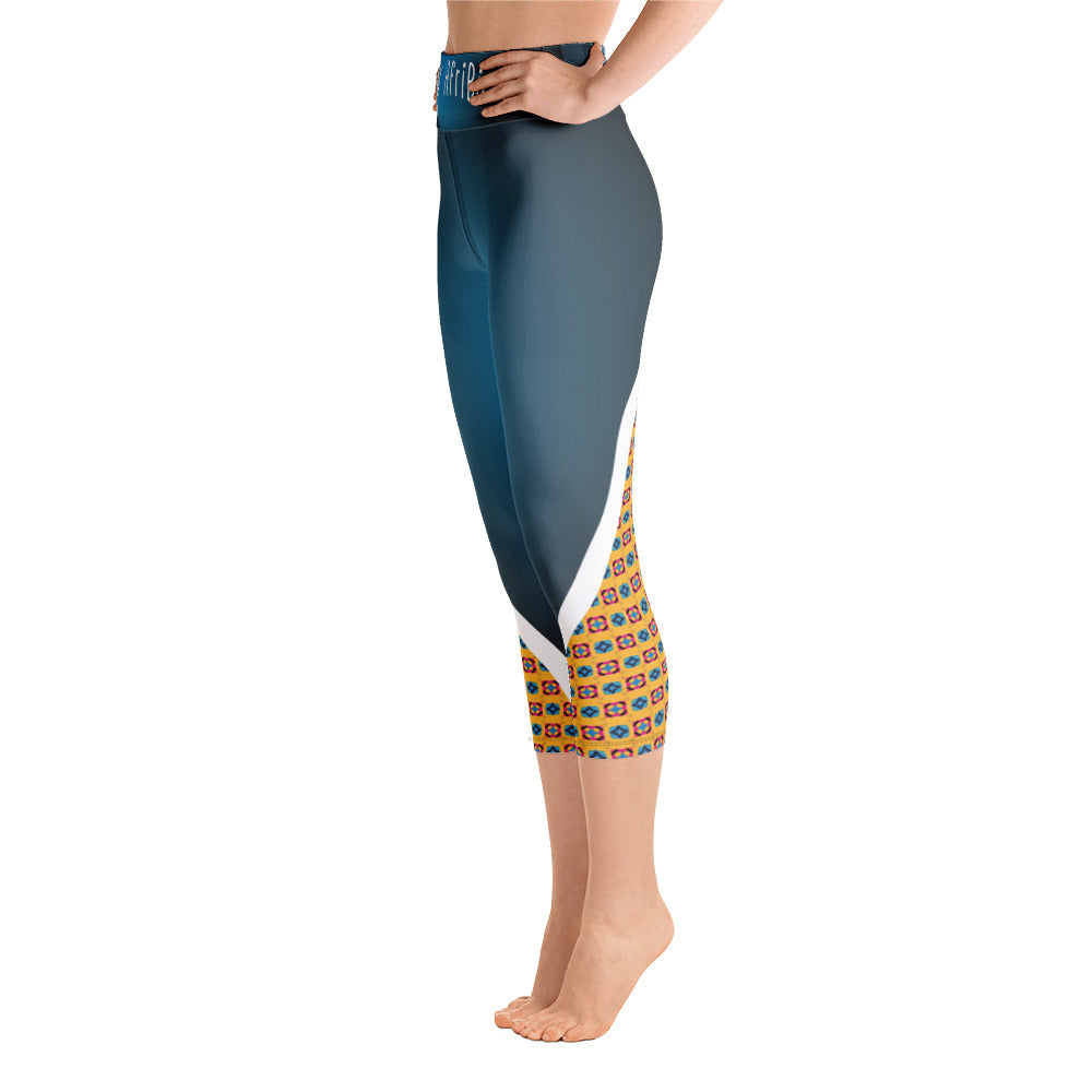 Sky Galaxy Alternate Print Capri Leggings