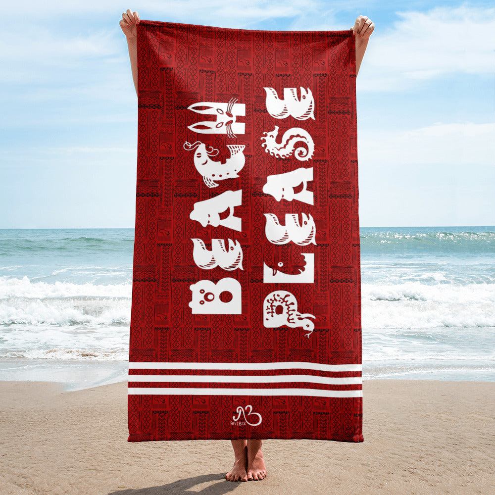 Beach Please! Tribal Print Quick-drying Beach Towel