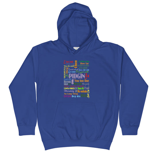 flyersetcinc Pidgin Print Kids Hoodie