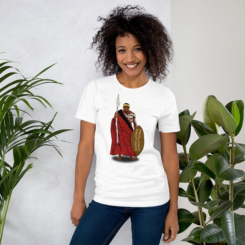 flyersetcinc Warrior African King Short-Sleeve Unisex T-Shirt