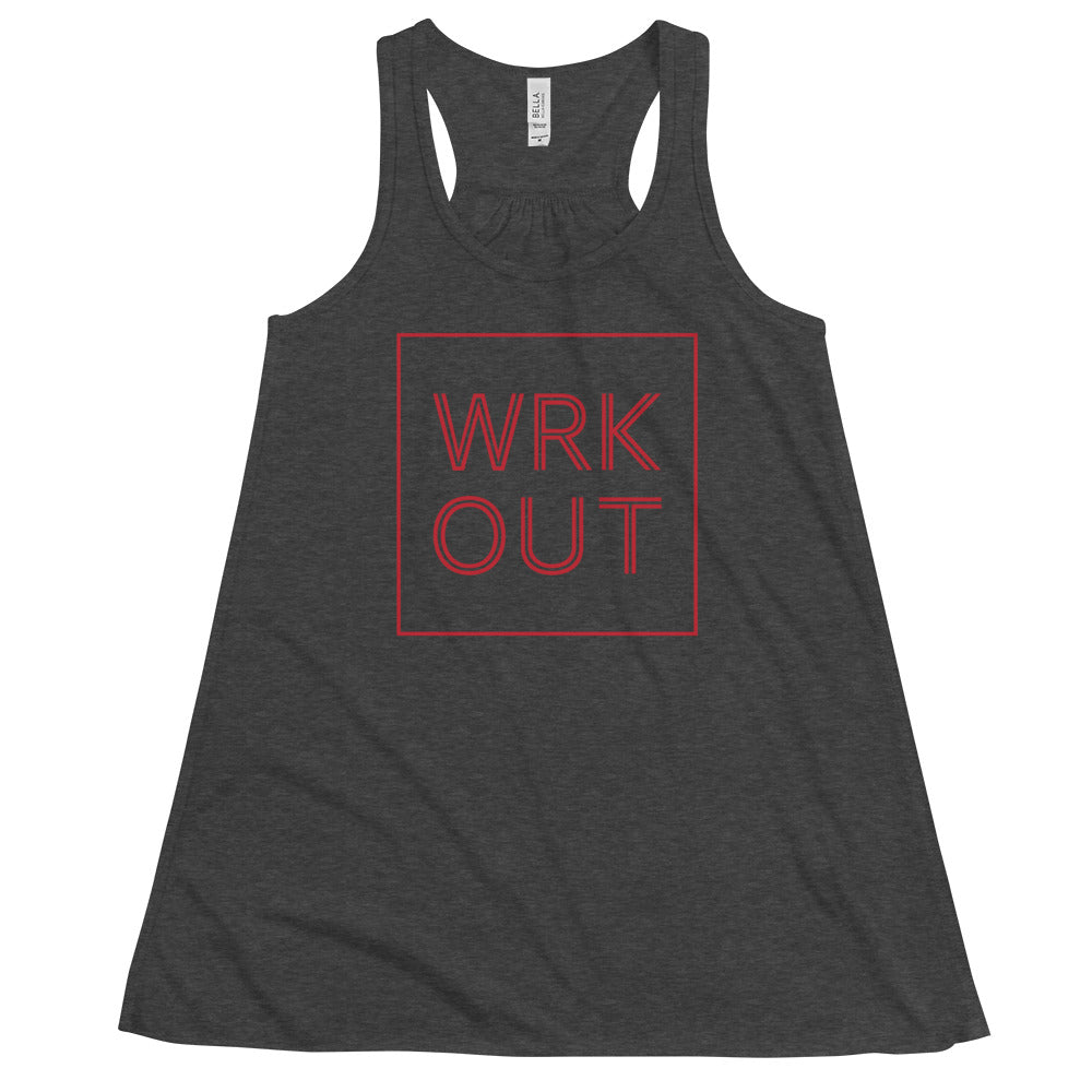 WORK OUT Women's Flowy Racerback Tank