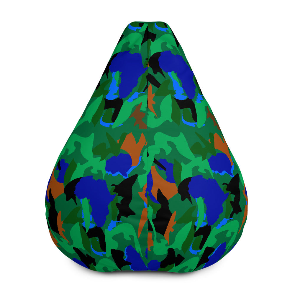 flyersetcinc Camo Print Comfy Bean Bag Chair w/ filling