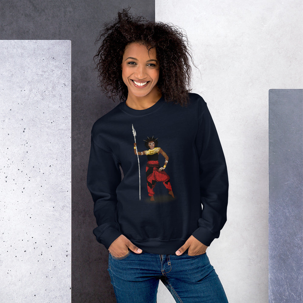 flyersetcinc Warrior African Queen Comfortable Unisex Sweatshirt