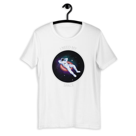 'I Need My Space' Astronaut Short-Sleeve Unisex T-Shirt