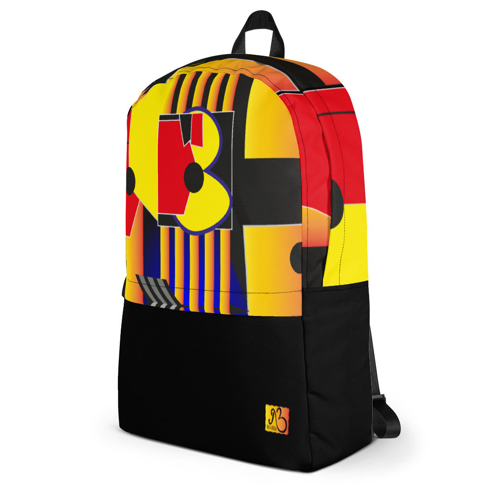 Gallery Print Laptop Backpack