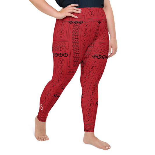 flyersetcinc Tribal Print Plus Size High Waist Leggings