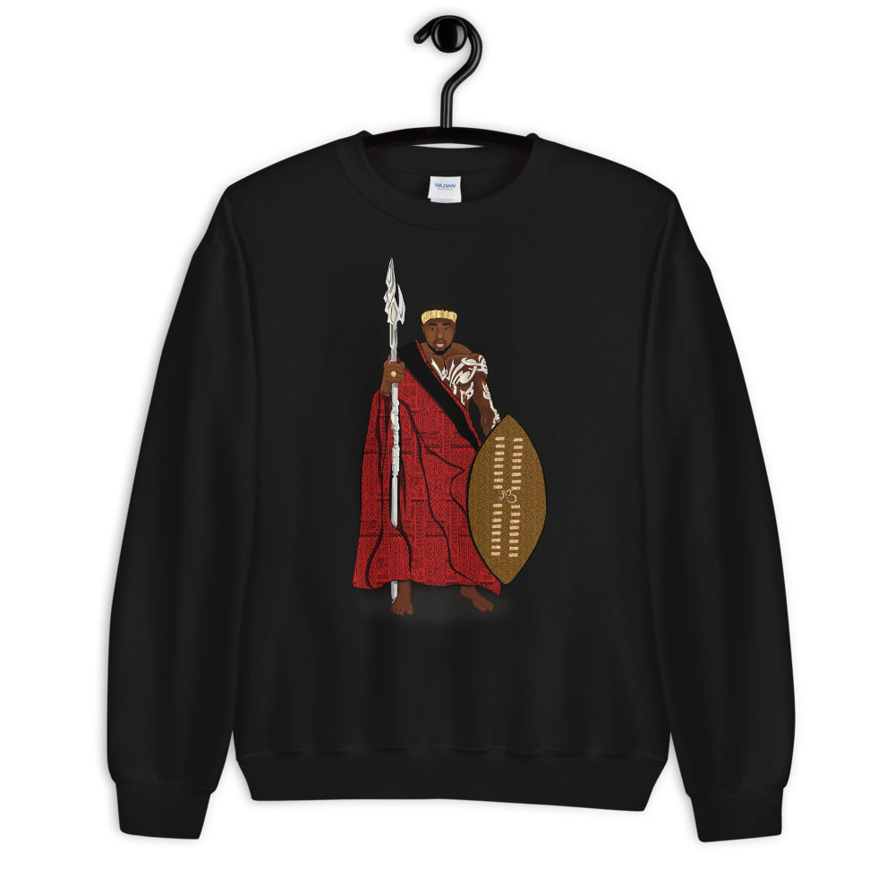 flyersetcinc Warrior African King Comfortable Unisex Sweatshirt