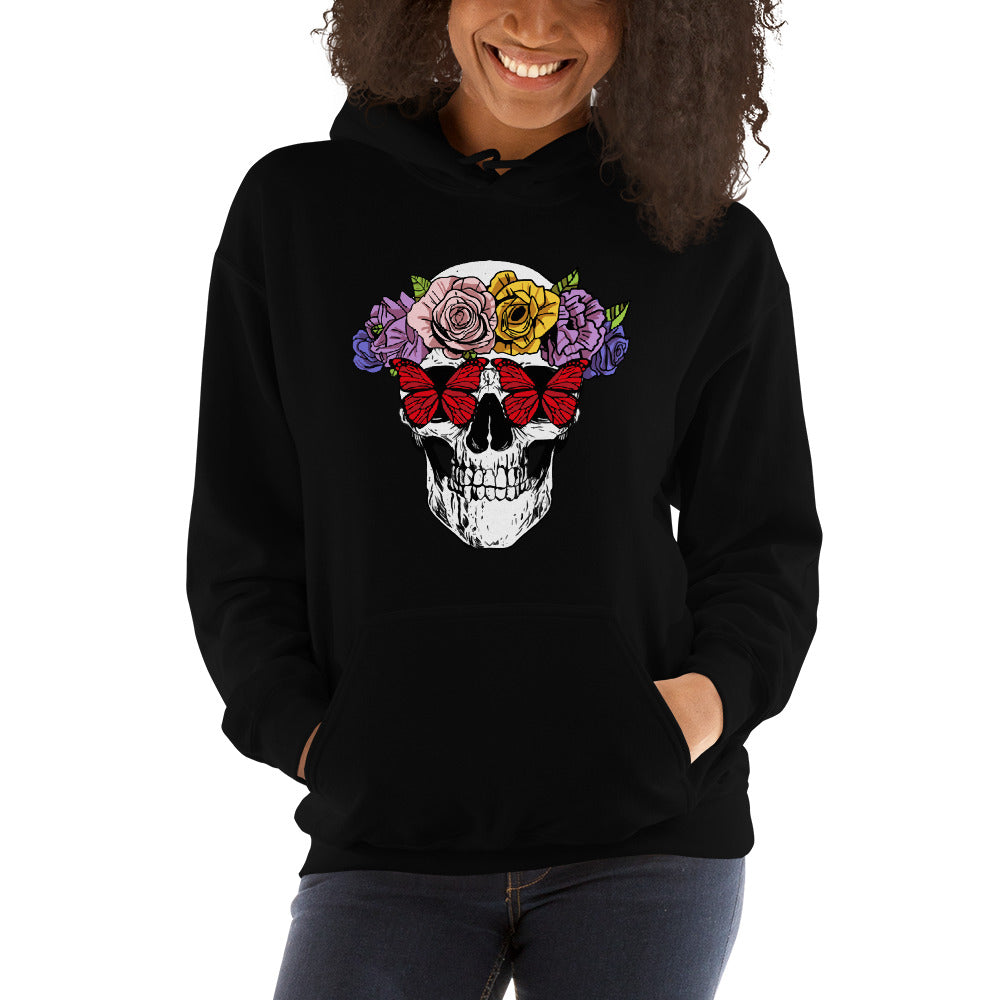 Garden of Skulls Graphic Comfortable Unisex Hoodie