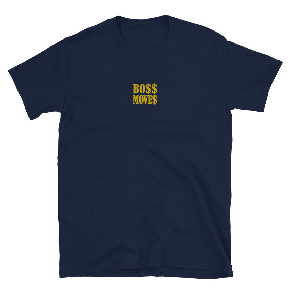 Boss Moves Embroidered Short-Sleeve Unisex T-Shirt