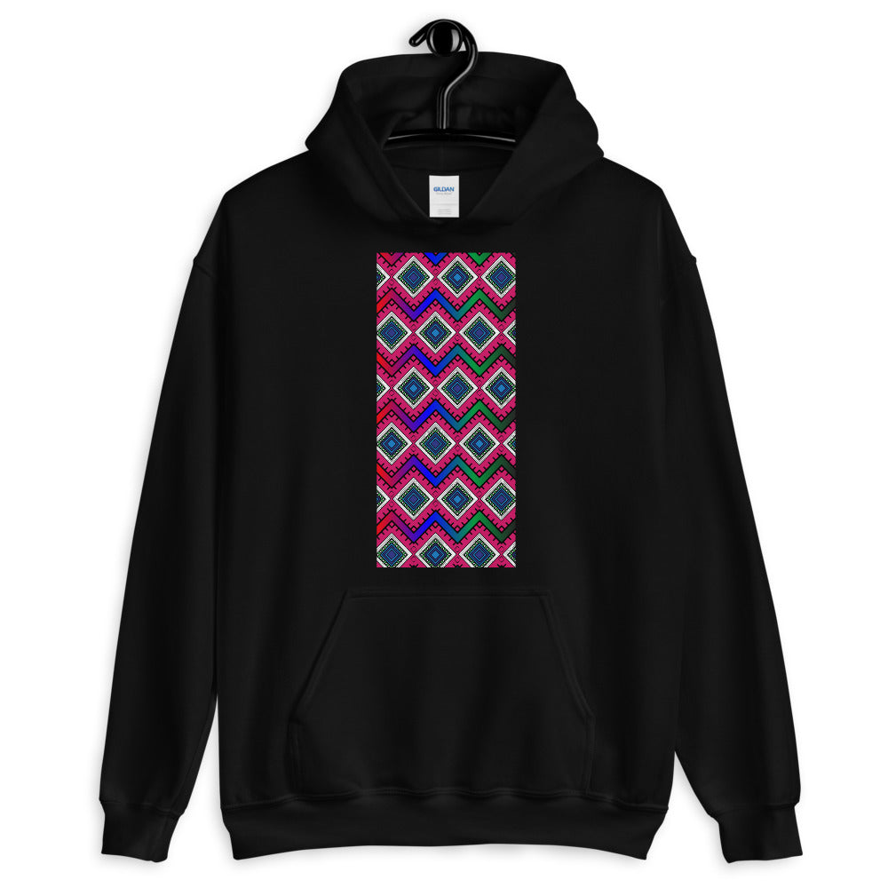 Quadrangle Print Unisex Hoodie