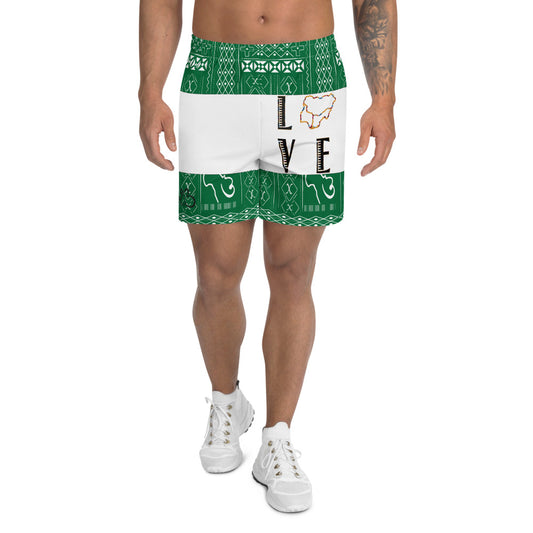 I Love Naija Men's Athletic Shorts