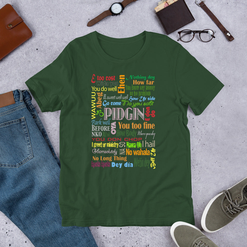 flyersetcinc Pidgin Print Unisex T-Shirt