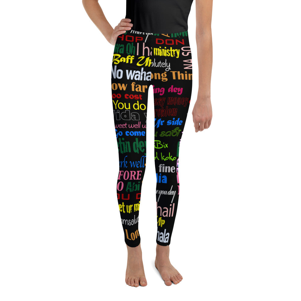 Pidgin Print Youth Leggings