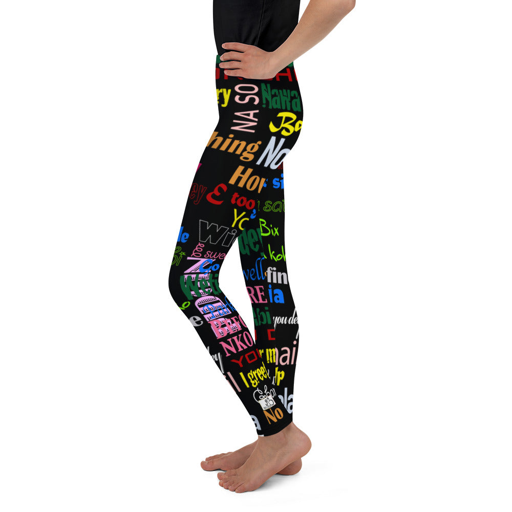 Pidgin Print Youth Leggings