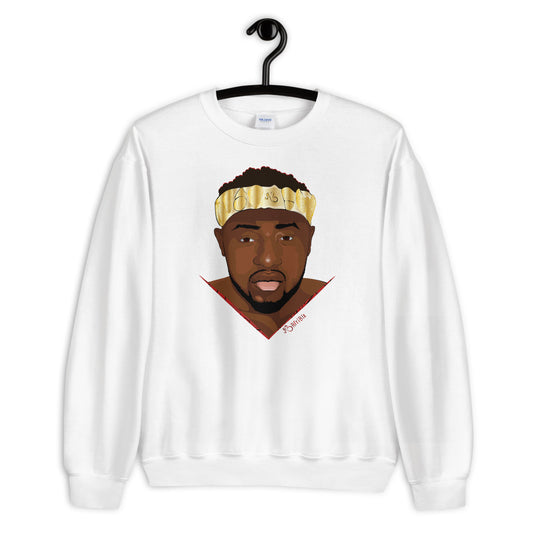 flyersetcinc Warrior African King Portrait Unisex Sweatshirt