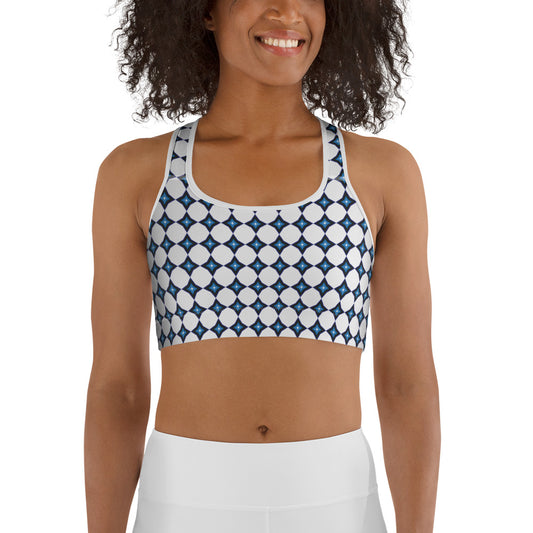 Starz Print Sports Bra - Snow