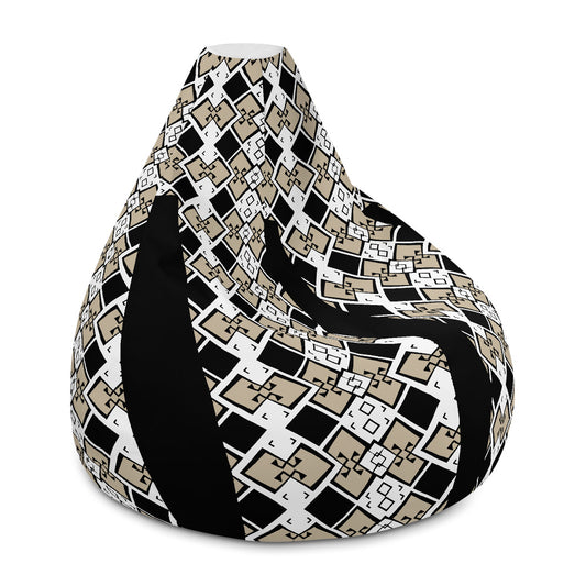 flyersetcinc Aztek Print Comfy Bean Bag Chair w/ filling