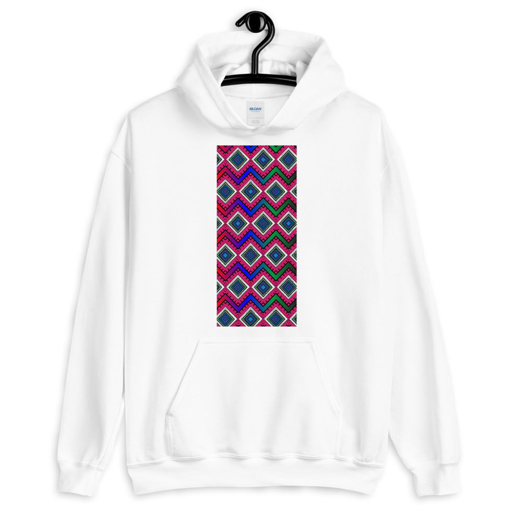 Quadrangle Print Unisex Hoodie