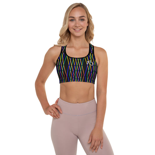 Constellation Padded Sports Bra - Noir