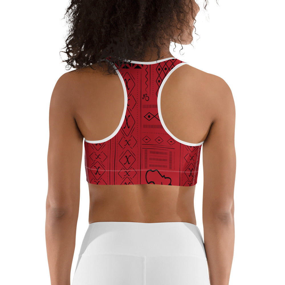 Tribal Print Sports bra