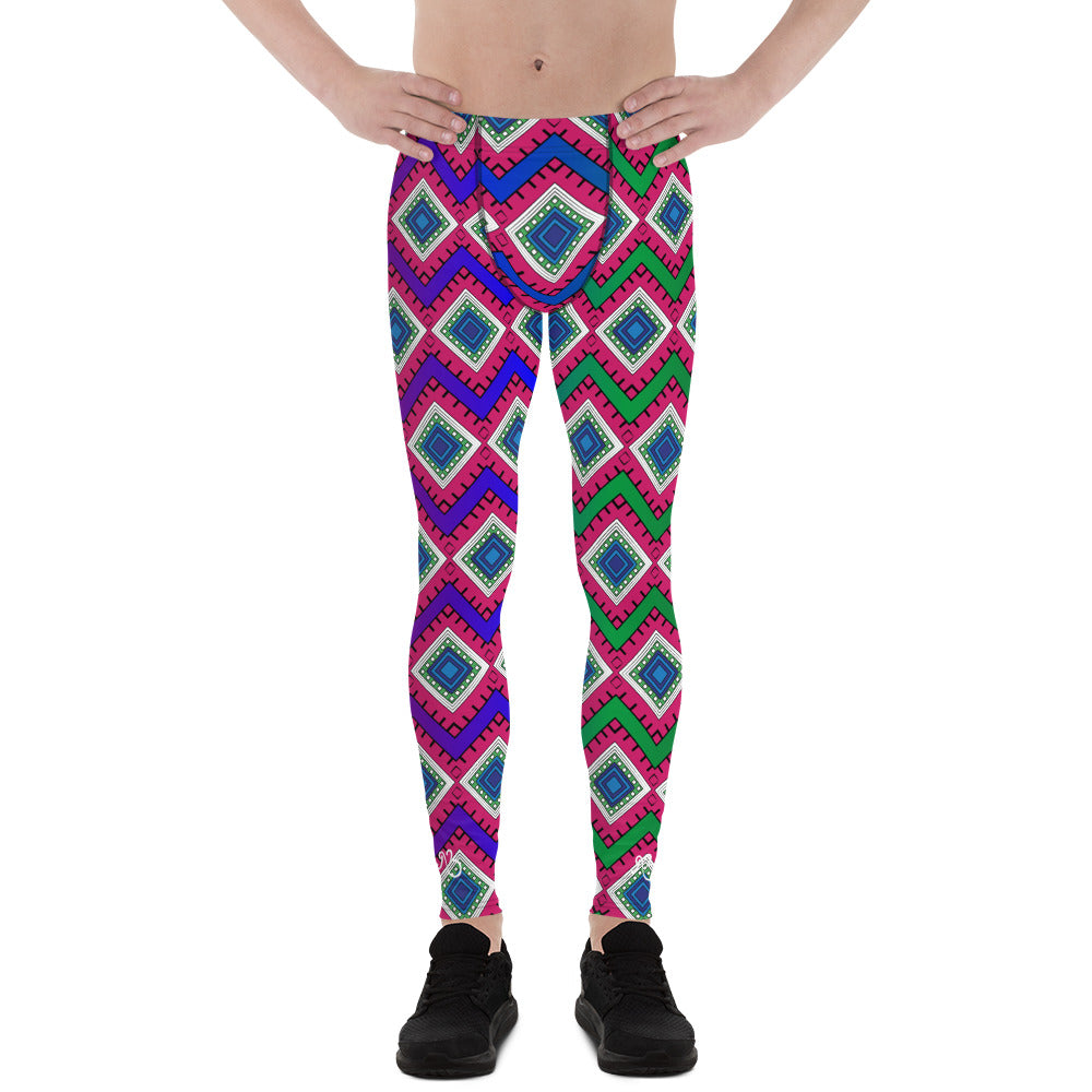 Quadrangle Galaxy Men's Leggings