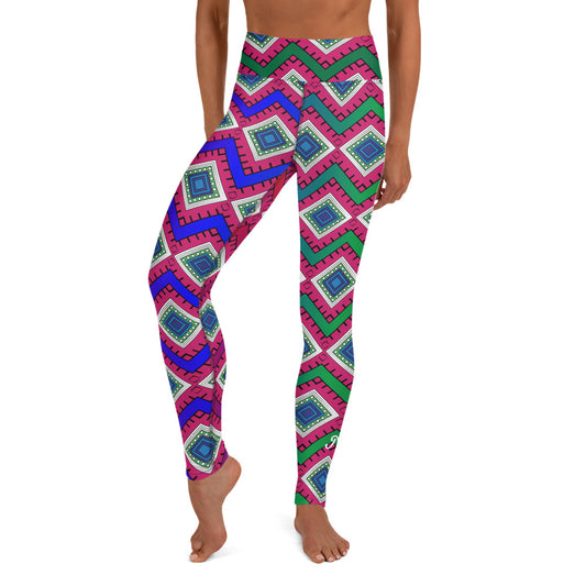 Quadrangle Print Leggings