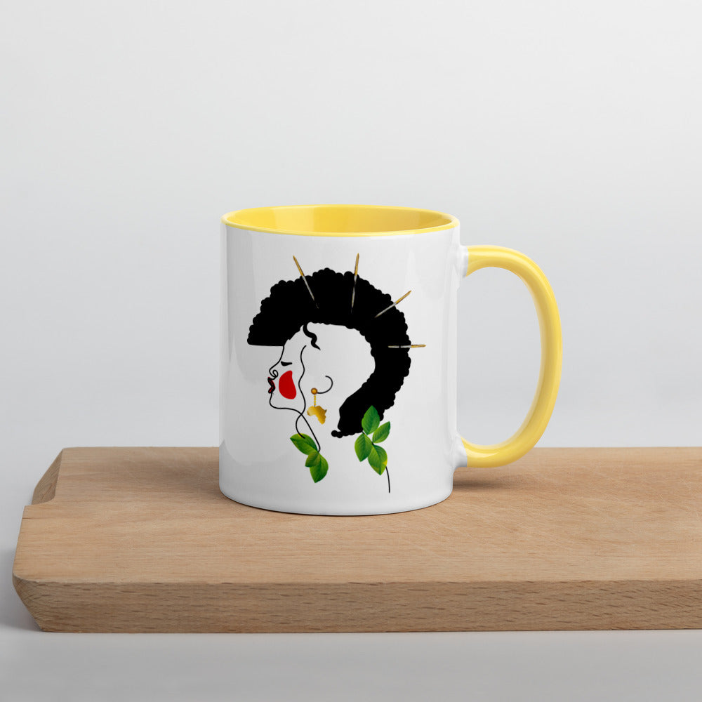 Queen's Heritage Two Tone Mug with Color Inside