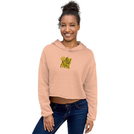 My Sista's Keeper Embroidered Crop Hoodie