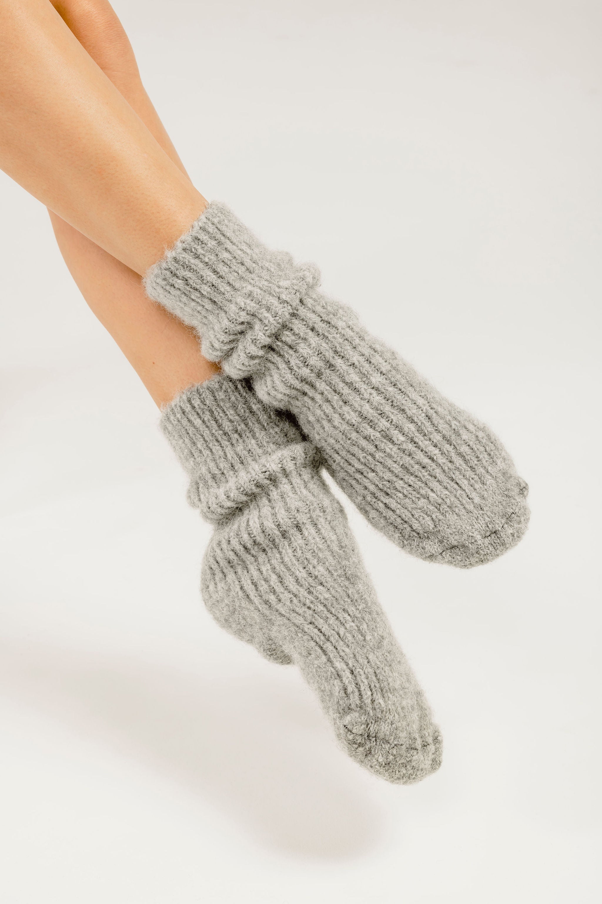 Alpaca wool socks - slipper socks - bed socks Kapeka 