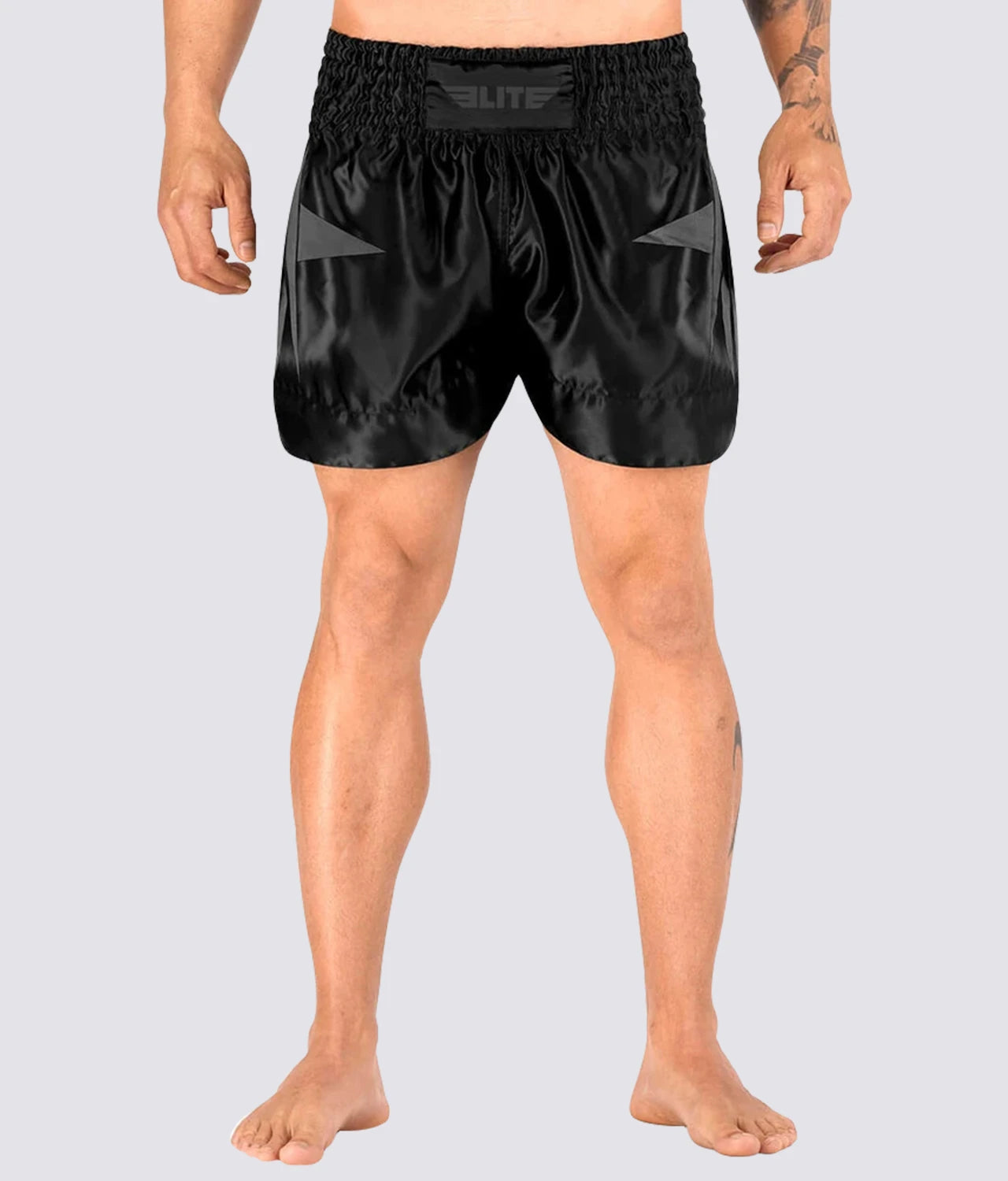 Elite Sports Star Series Sublimation Black/Gray Muay Thai Shorts