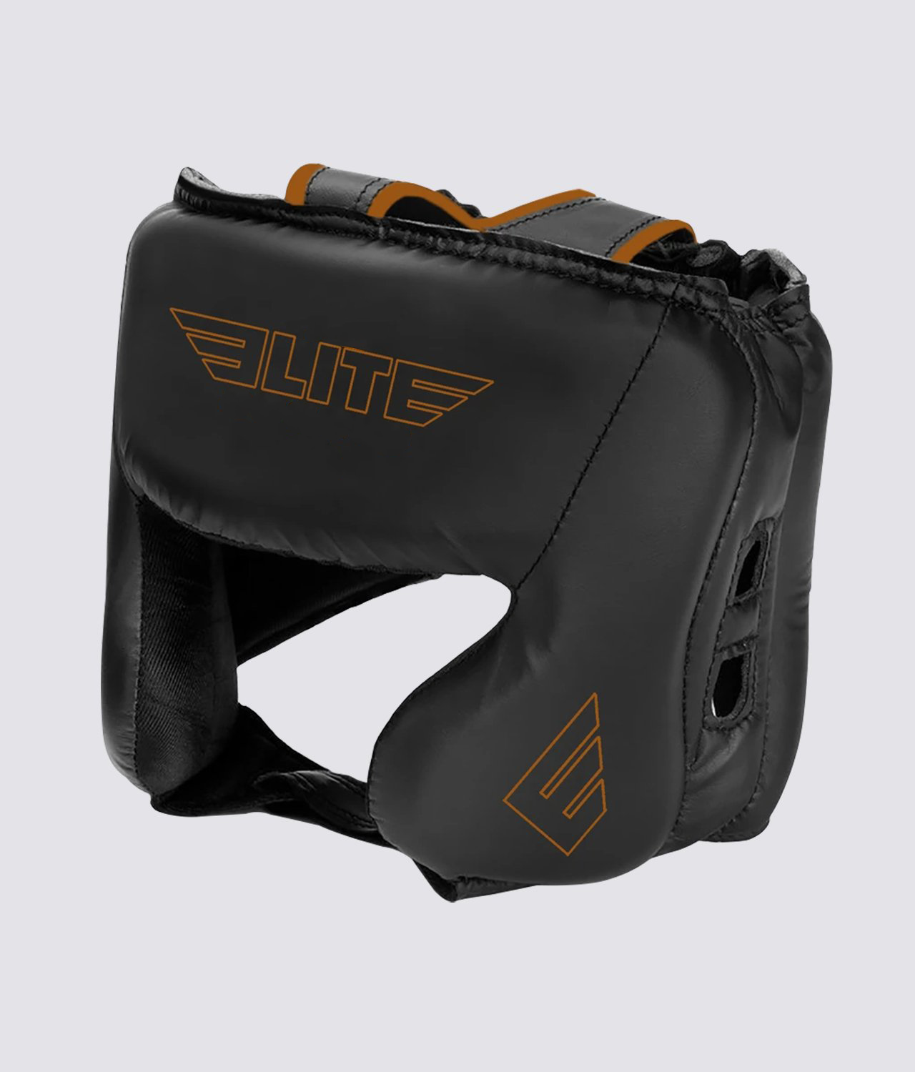 Elite Sports Standard Series Sparring Black/Copper Boxing Headgear