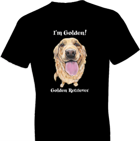 funny golden retriever shirts