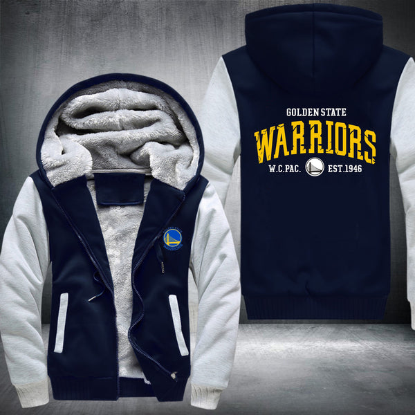 golden state warriors zip up jacket