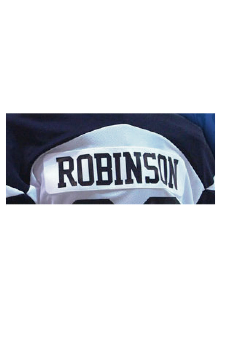 name bars for jerseys