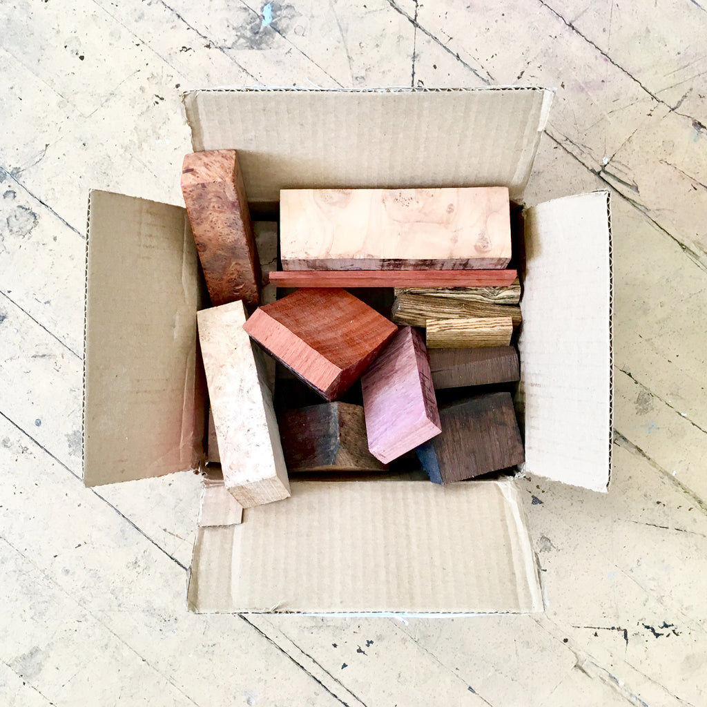 Laura Jaklitsch Jewelry How it's Made Wood Selection