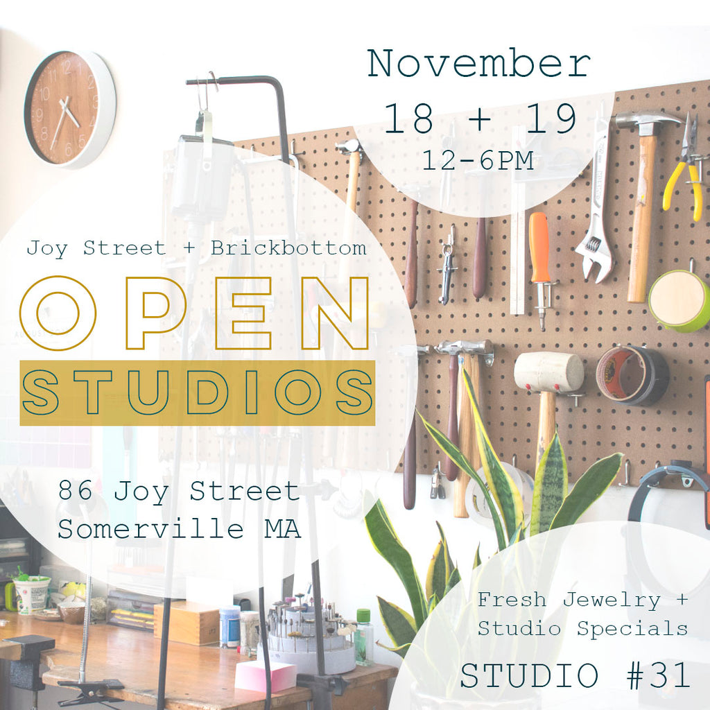 Laura Jaklitsch Jewelry Joy Street Open Studios Somerville 2017