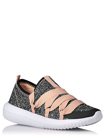 George Girls Shimmering Sporty Lace Up 