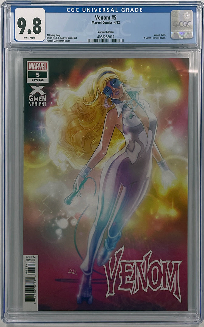 Venom 5 2022 Dauterman X Gwen Variant Cgc 98 Rabbit Comics 