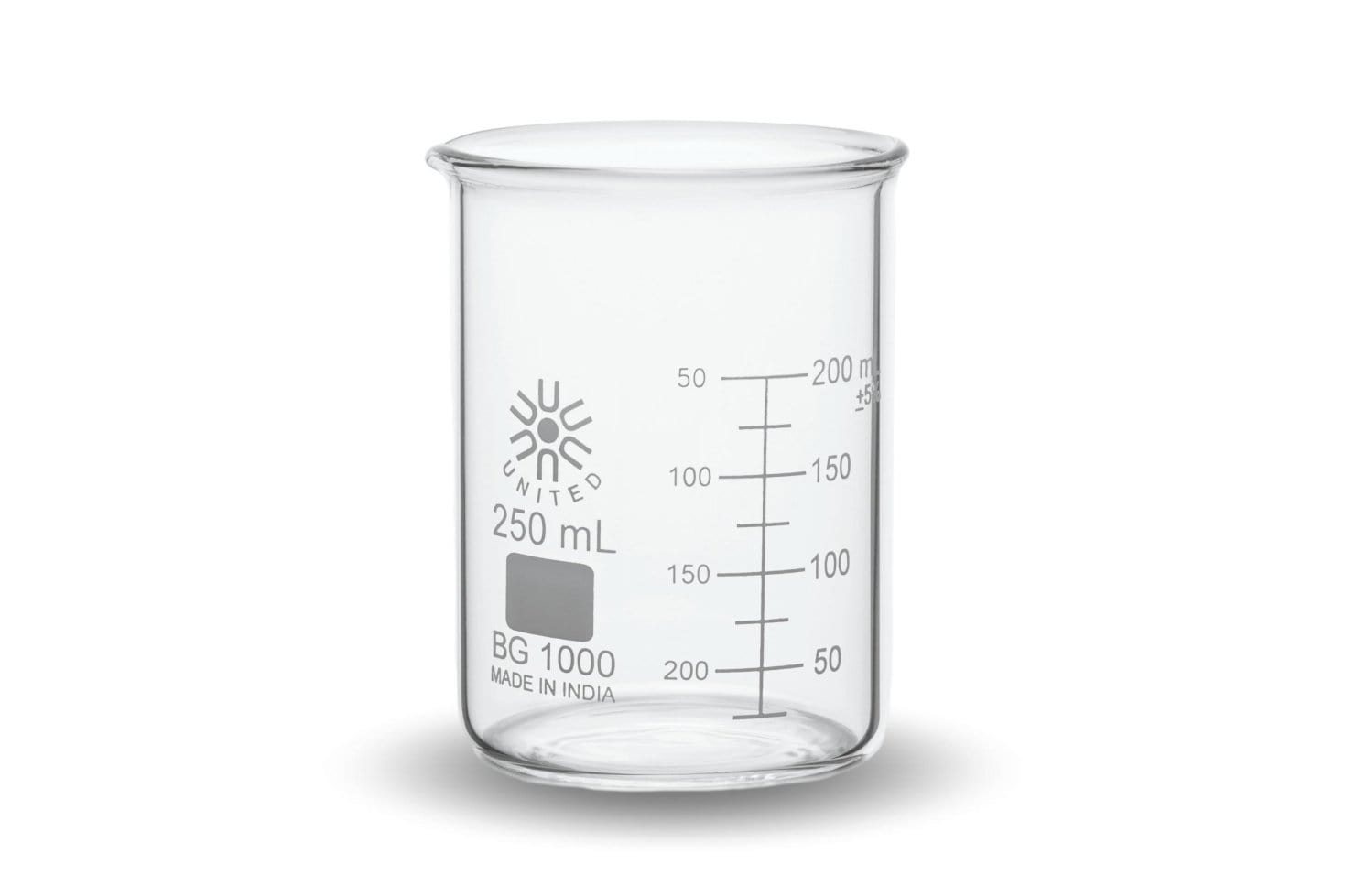 Beakers Low Form Borosilicate Glass 250 Ml 12 Pack Arbor Scientific 2825