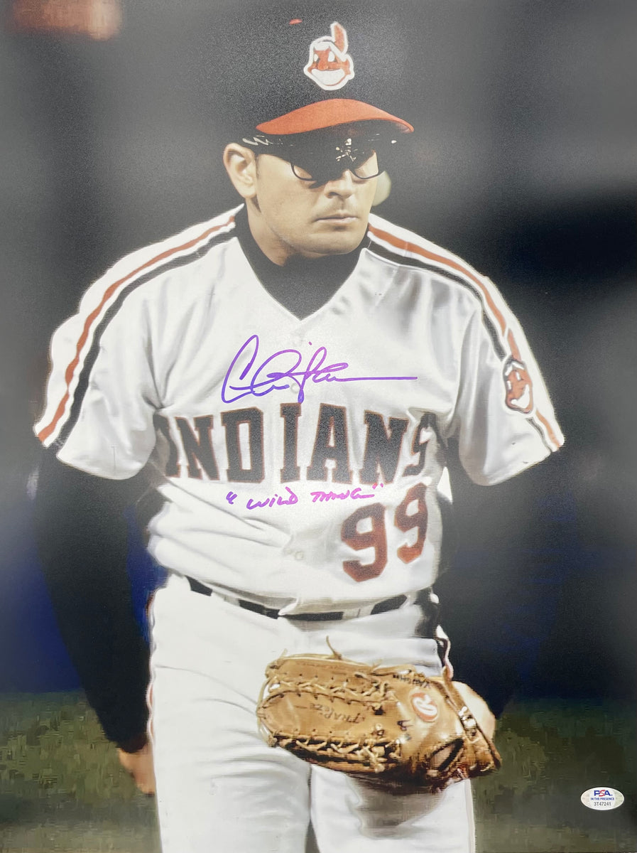 Charlie Sheen Signed Major League 16x20 Ricky Vaughn Photo JSA