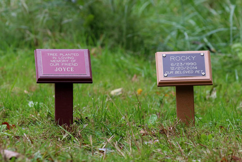 Plastic Memorial Garden Stake Plaques Wood S Up Design Woods