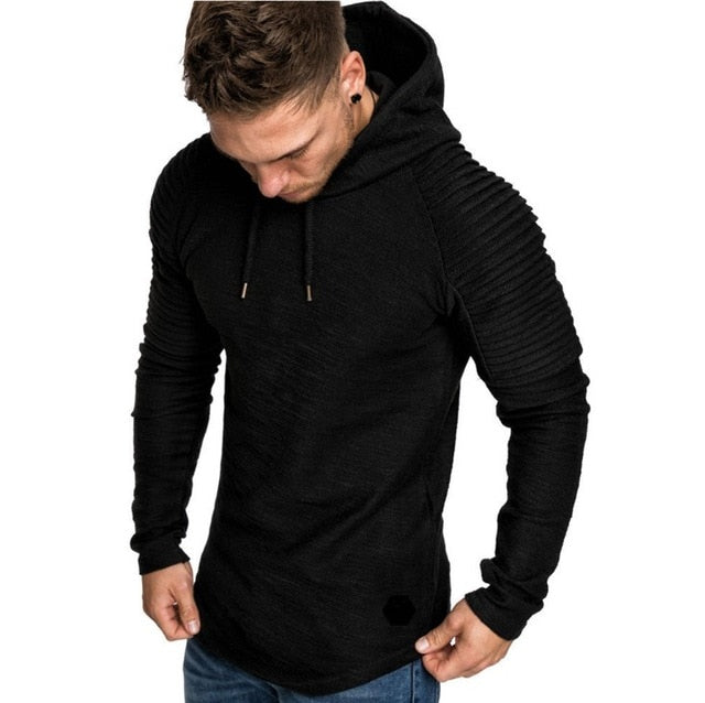 mens solid hoodies