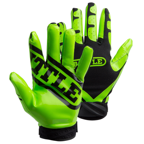 lime green football gloves