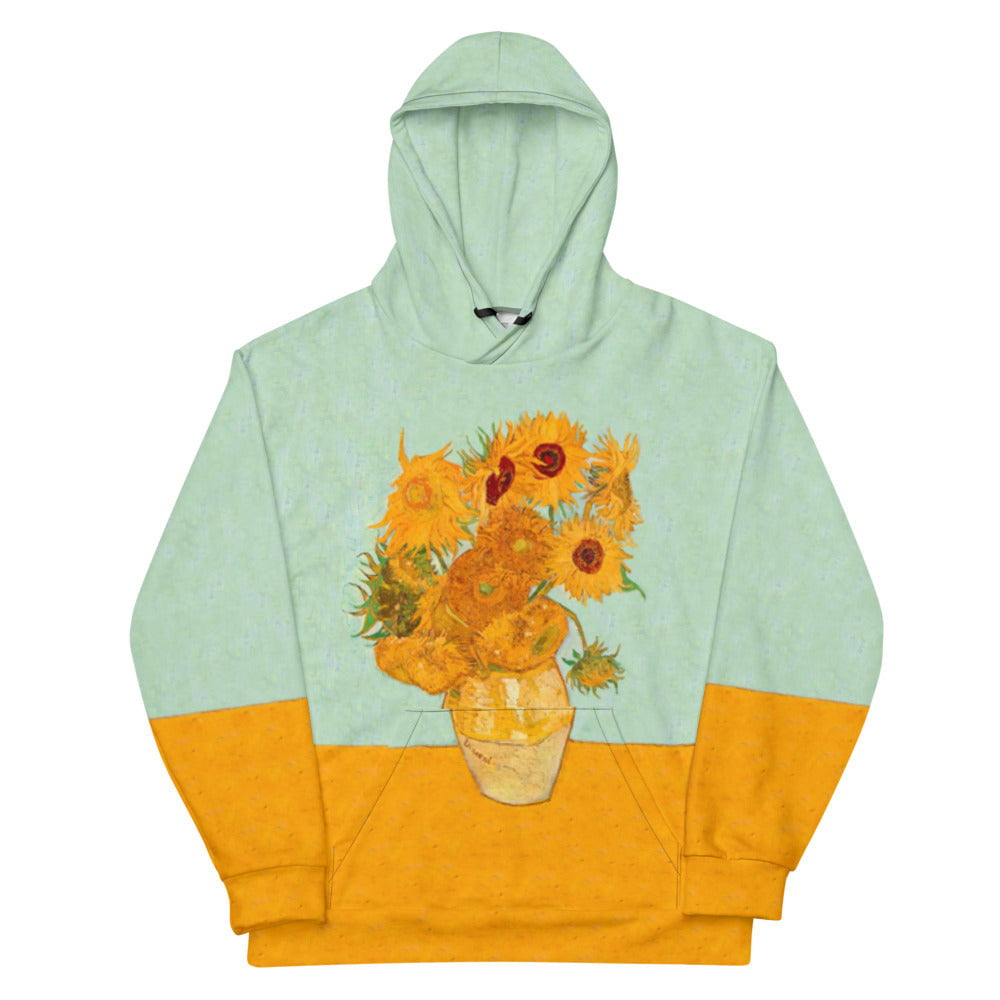 Van sunflowers hoodie –